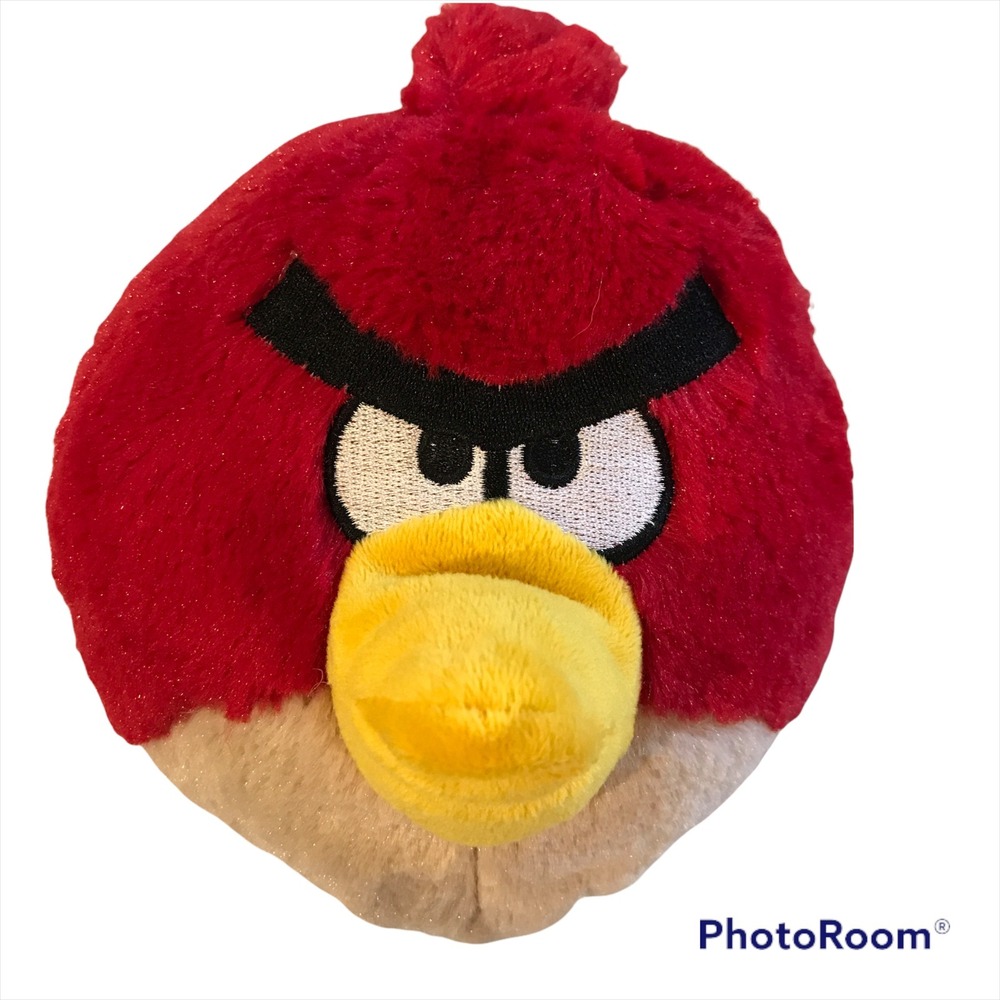 Angry Birds Red Bird 6" Plush 2010 Commonwealth Produced By Goodstuff